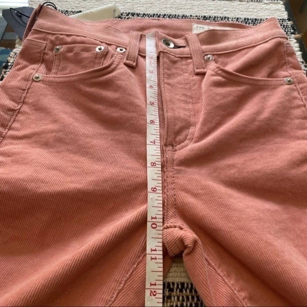 rag & bone Pink High Rise Skinny Corduroy Pants 24 - Picture 12 of 13